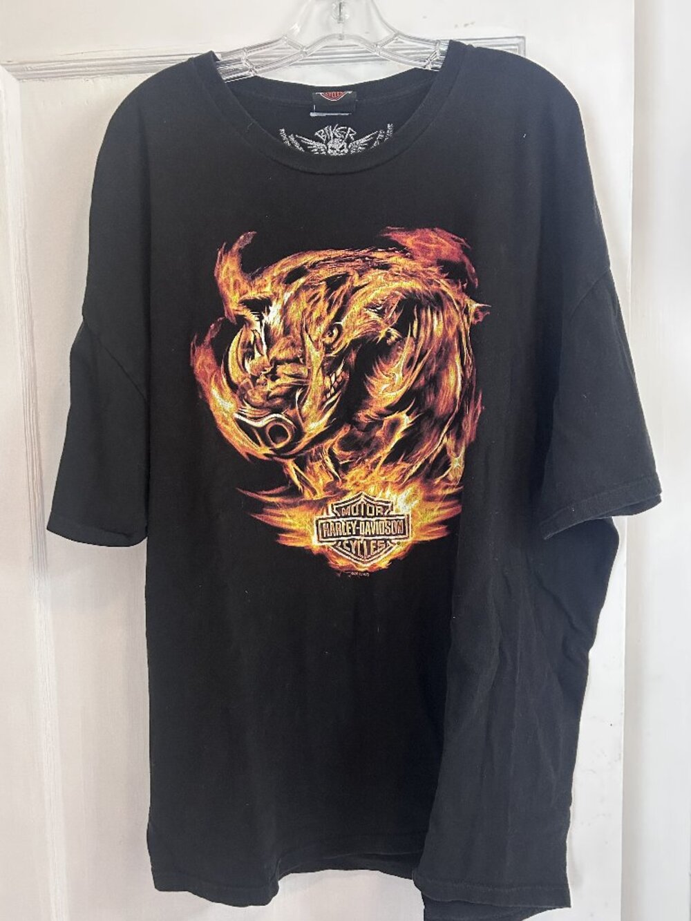 Harley-Davidson Black Graphic T-Shirt, SZ 2XL